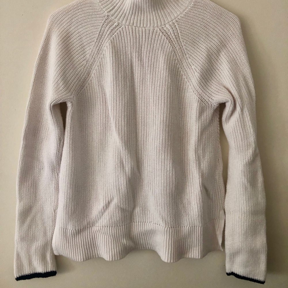 Gap White Mock Neck Sweater